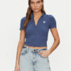 Guess Блуза V5GP25 KCRS2 Син Slim Fit за Жени цена