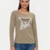 Guess Блуза Icon W4YI33 I3Z14 Зелен Slim Fit за Жени цена