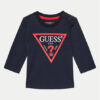 Guess Блуза N84I24 K8HM0 Тъмносин Regular Fit цвят на ниска цена