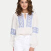JDY Блуза Lulu 15345478 Бял Regular Fit за Жени цена