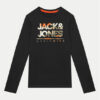 Jack&Jones Junior Блуза Luke 12259498 Черен Standard Fit за Момчета цена