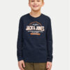 Jack&Jones Junior Блуза Logo 12258882 Тъмносин Regular Fit за Момчета цена