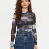 Karl Lagerfeld Jeans Блуза A1W17039 Цветен Slim Fit за Жени цена