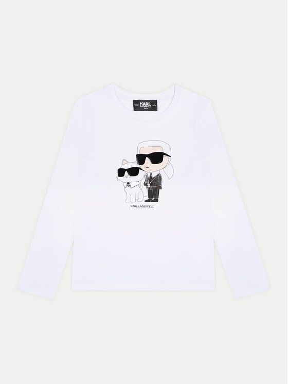 Блуза Karl Lagerfeld Kids за Момичета цена