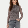 Noisy May Блуза 27033006 Сив Slim Fit за Жени цена