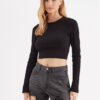 Noisy May Блуза Maya 27027280 Черен Slim Fit за Жени цена