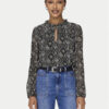 ONLY Блуза Ditsy 15229700 Черен Regular Fit за Жени цена