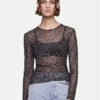 Pieces Блуза 17141116 Черен Slim Fit за Жени цена