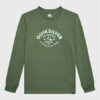 Quiksilver Блуза Script Talk EQBZT04514 Зелен Regular Fit за Момчета цена