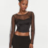 Rinascimento Блуза CFC0116823003 Черен Slim Fit за Жени цена