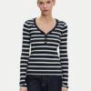 Tommy Hilfiger Блуза Henley WW0WW43905 Тъмносин Slim Fit за Жени цена