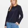 Tommy Hilfiger Блуза Mini Corp Logo WW0WW39784 Тъмносин Relaxed Fit за Жени цена