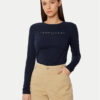 Tommy Jeans Блуза DW0DW19434 Тъмносин Slim Fit за Жени цена