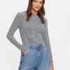 Tommy Jeans Блуза Essential DW0DW19043 Тъмносин Slim Fit за Жени цена