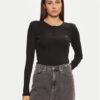 Tommy Jeans Блуза DW0DW19501 Черен Slim Fit за Жени цена