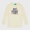 United Colors Of Benetton Блуза 3VR5G105K Бежов Regular Fit за Момичета цена