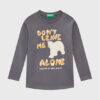 United Colors Of Benetton Блуза 3YN4G106D Сив Regular Fit за Момчета цена