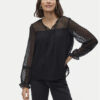 Vero Moda Блуза Leah 10314692 Черен Regular Fit за Жени цена