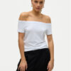 Vero Moda Блуза Panda 10325598 Бял Regular Fit за Жени цена