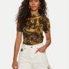 Versace Jeans Couture Блуза 76HAFMN8 Черен Slim Fit за Жени цена