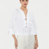 ViCOLO Блуза TB1518 Бял Regular Fit за Жени цена