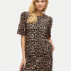 Vila Блуза Liopana 14105564 Кафяв Regular Fit за Жени цена