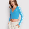 adidas Блуза adicolor Classics HC2041 Син Slim Fit за Жени цена