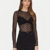 Elisabetta Franchi Боди BO-021-51E2-V260 Черен Slim Fit за Жени цена
