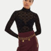 Elisabetta Franchi Боди BO-0144-7E2 Черен Slim Fit за Жени цена