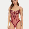 Hunkemöller Боди Scarlett 301036 Бордо за Жени цена