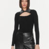 Liu Jo Боди MF3354 MS49I Черен Slim Fit за Жени цена