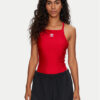 adidas Боди 3-Stripes IY7295 Червен Slim Fit за Жени цена