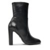 Stuart Weitzman Боти Vida 100 Zip Bootie SG232 Черен за Жени цена