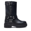 Tommy Jeans Боти Tjw Urban Biker Boot Leather EN0EN02728 Черен за Жени цена