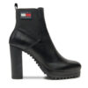 Tommy Jeans Боти Tjw New Ess High Heel Boot EN0EN02439 Черен за Жени цена