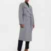 Boss Вълнено палто Clibari 50521160 Сив Regular Fit за Жени цена