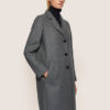 Boss Вълнено палто C_Coluise 50436302 Сив Regular Fit за Жени цена