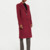 Boss Вълнено палто Catara 50501019 Бордо Slim Fit за Жени цена