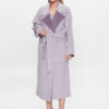 Calvin Klein Вълнено палто K20K205855 Виолетов Regular Fit цвят на ниска цена