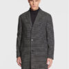 Calvin Klein Вълнено палто Statement K10K109952 Черен Regular Fit за Мъже цена