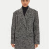 Herskind Вълнено палто Villi 5386146 Сив Regular Fit за Жени цена