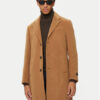 Liu Jo Вълнено палто QXX009 T2583 Кафяв Regular Fit за Мъже цена