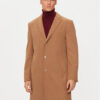Pierre Cardin Вълнено палто C4 83100.6130 Кафяв Regular Fit за Мъже цена