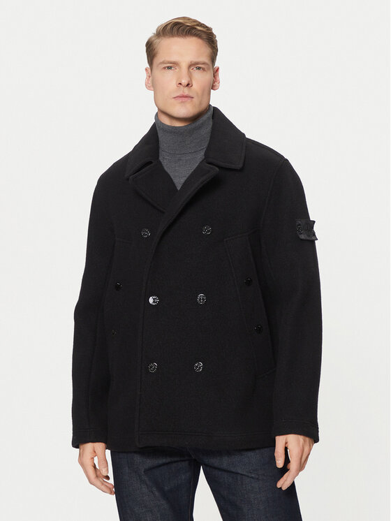 Вълнено палто Stone Island за Мъже цена