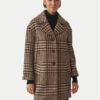 Tatuum Вълнено палто Sewro 1 T2419.007B Кафяв Regular Fit за Жени цена