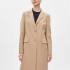 Tommy Hilfiger Вълнено палто Classic WW0WW41662 Бежов Regular Fit за Жени цена