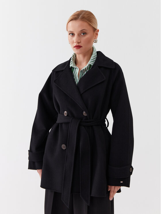 Вълнено палто Tommy Hilfiger за Жени цена