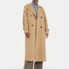 Weekend Max Mara Вълнено палто Natale 2425016021 Бежов Regular Fit за Жени цена