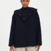Weekend Max Mara Вълнено палто Gennaio 2425086021 Тъмносин Regular Fit за Жени цена