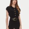Elisabetta Franchi Гащеризон KT-55S-51E2-V450 Черен Regular Fit за Жени цена